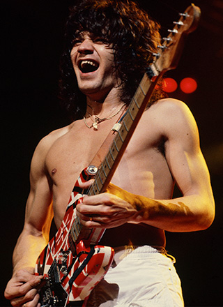 EVH Frankenstrat guitar